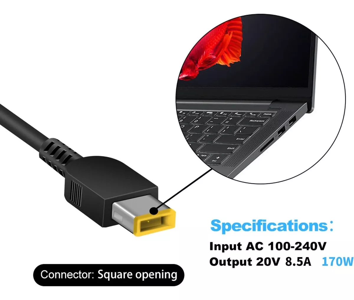 CARGADOR PARA LENOVO THINKPAD W540 W550S SERIES (170W) - 2