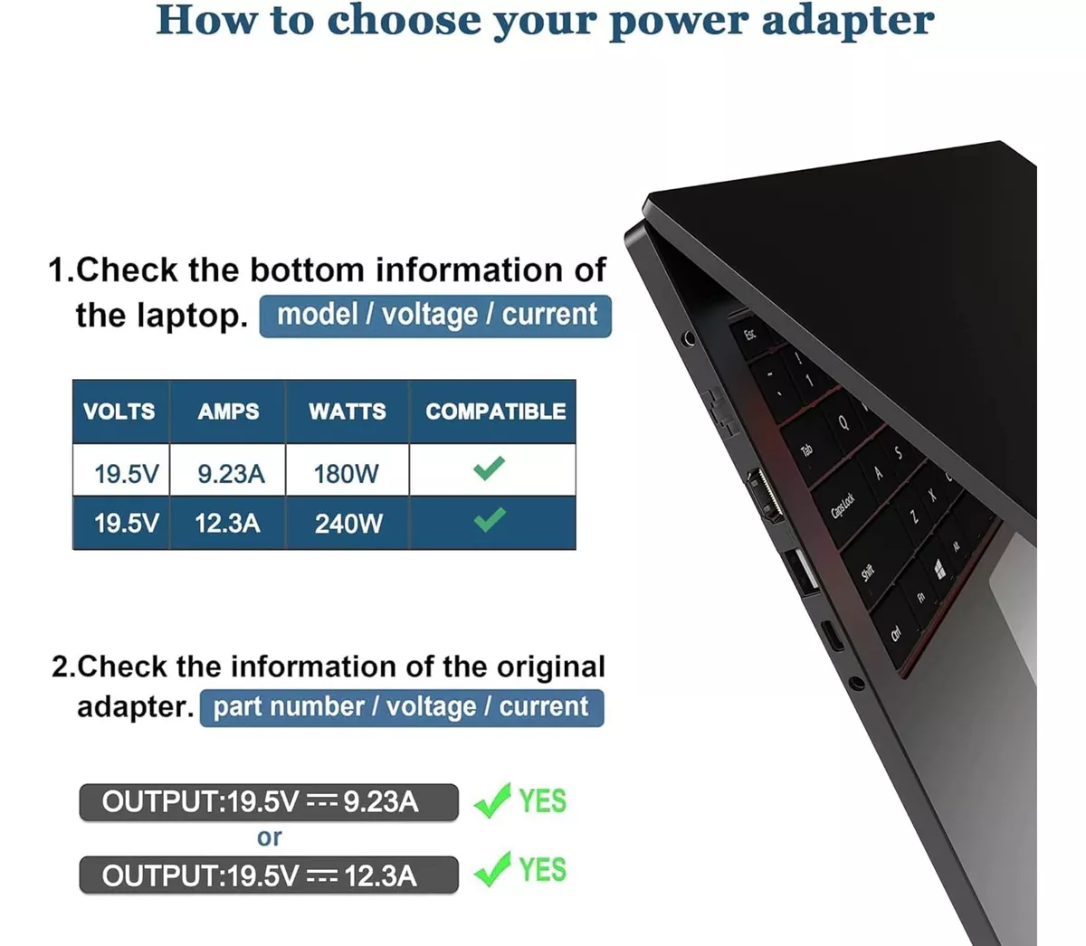 CARGADOR PARA DELL ALIENWARE M15 R3 7.4X5.0MM (240W) - 3