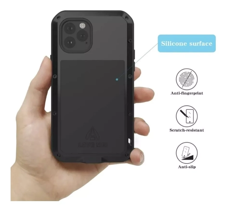CARCASA IPHONE 12 PRO MAX LOVE MEI BLINDADA ANTIGOLPES - 3