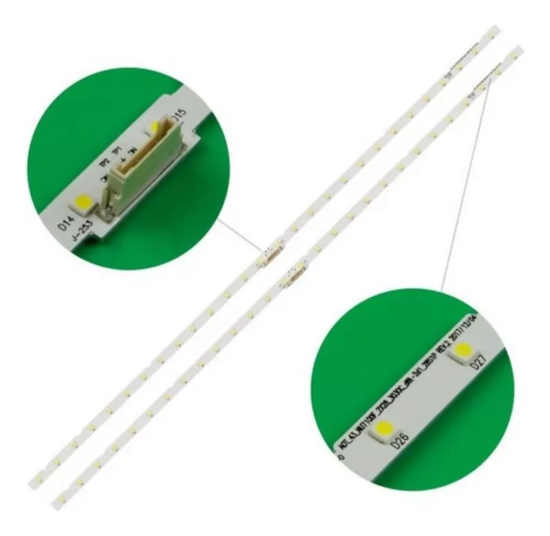 SET TIRA LED SMART TV SAMSUNG PARA 50 NU7100 NU7300 NU7090 - 1