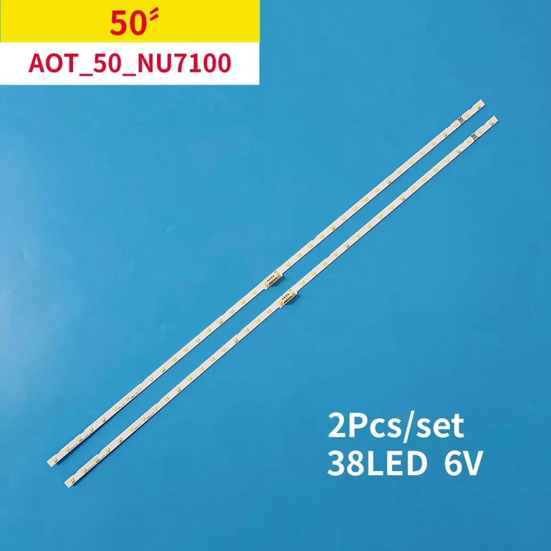 SET TIRA LED SMART TV SAMSUNG PARA 50 NU7100 NU7300 NU7090 - 2