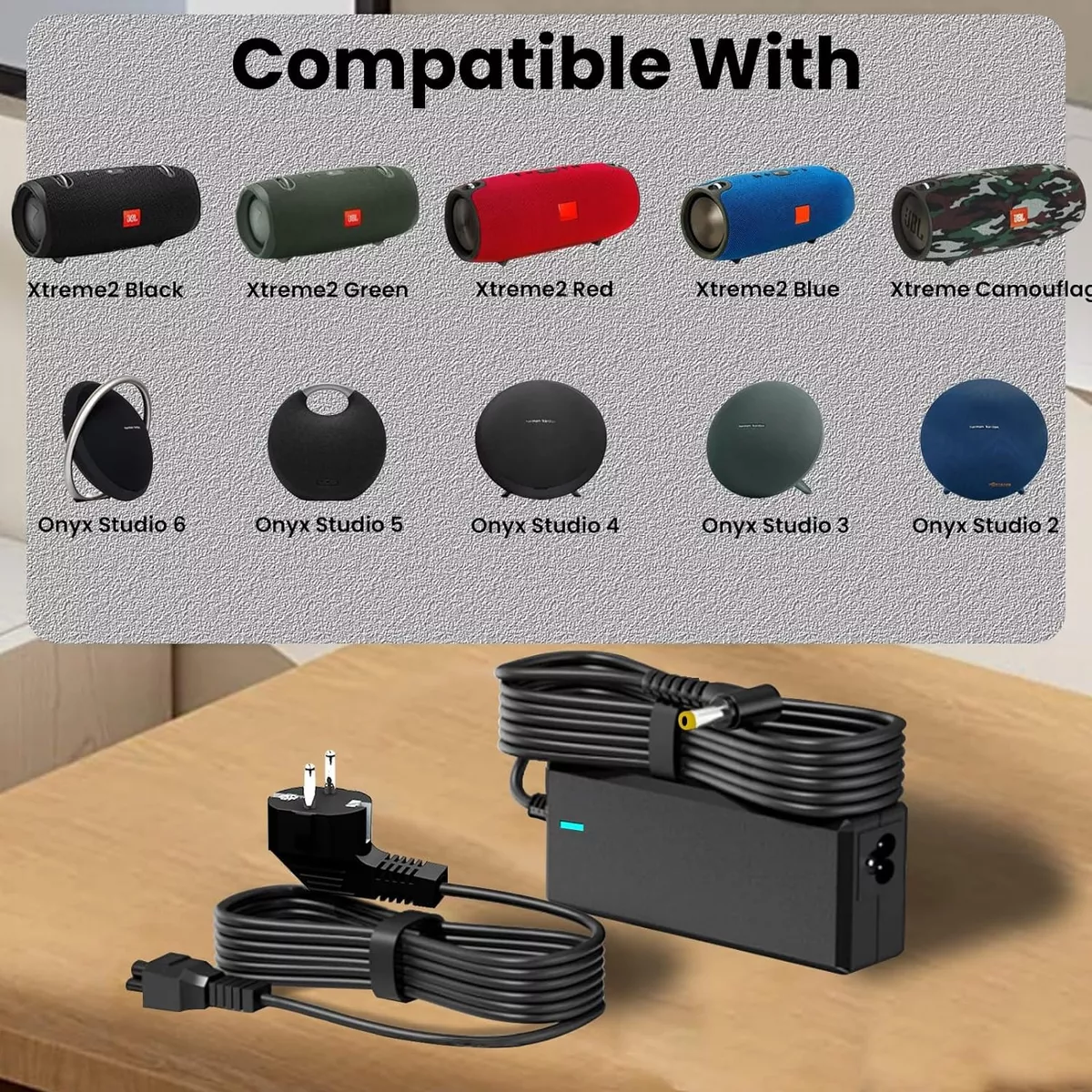 CARGADOR PARA PARLANTE JBL EXTREME 1 2 3 SERIES NUEVO - 5