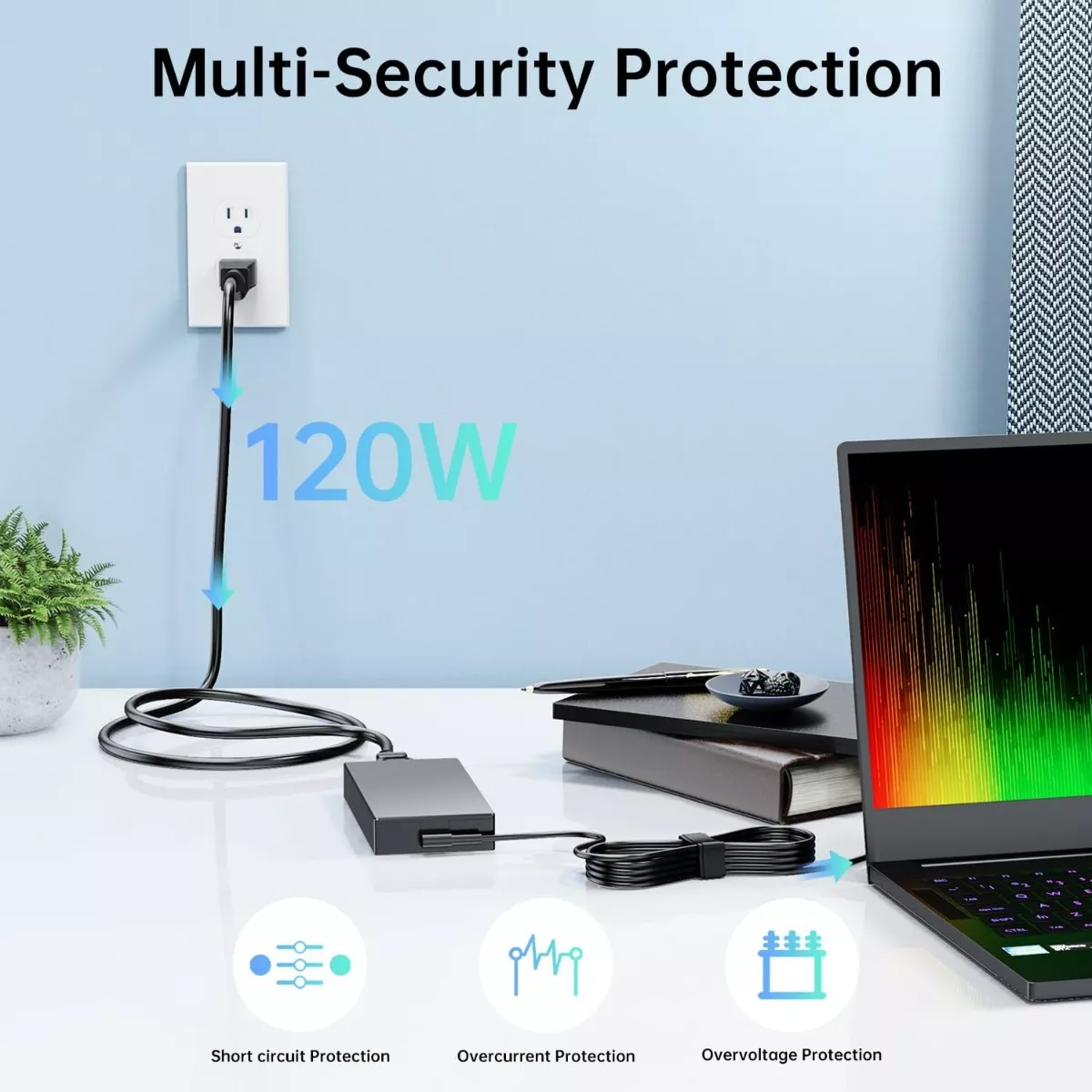 CARGADOR PARA NOTEBOOK ASUS VIVOBOOK X571GD (120W) 4.5*3.0M - 3