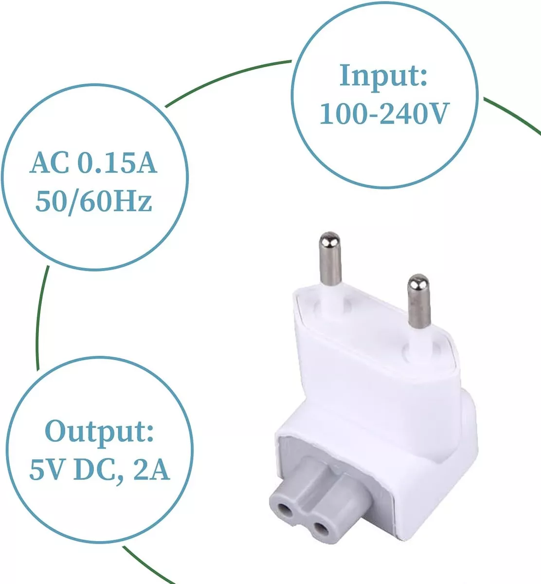 ADAPTADOR ENCHUFE NACIONAL PARA CARGADOR MACBOOK FIRME - 4