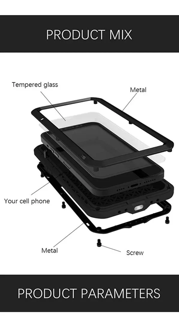 CARCASA IPHONE 13 PRO MAX LOVE MEI BLINDADA REFORZADA - 2