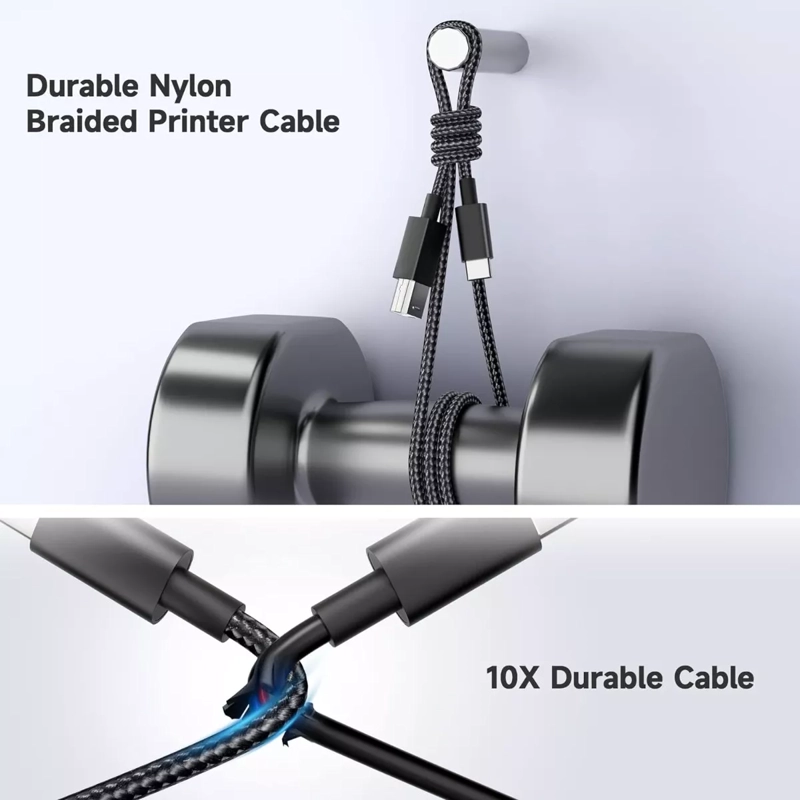 CABLE USB TIPO C A USB B 2.0 IMPRESORA PARA HUAWEI D14 | D15 - 4
