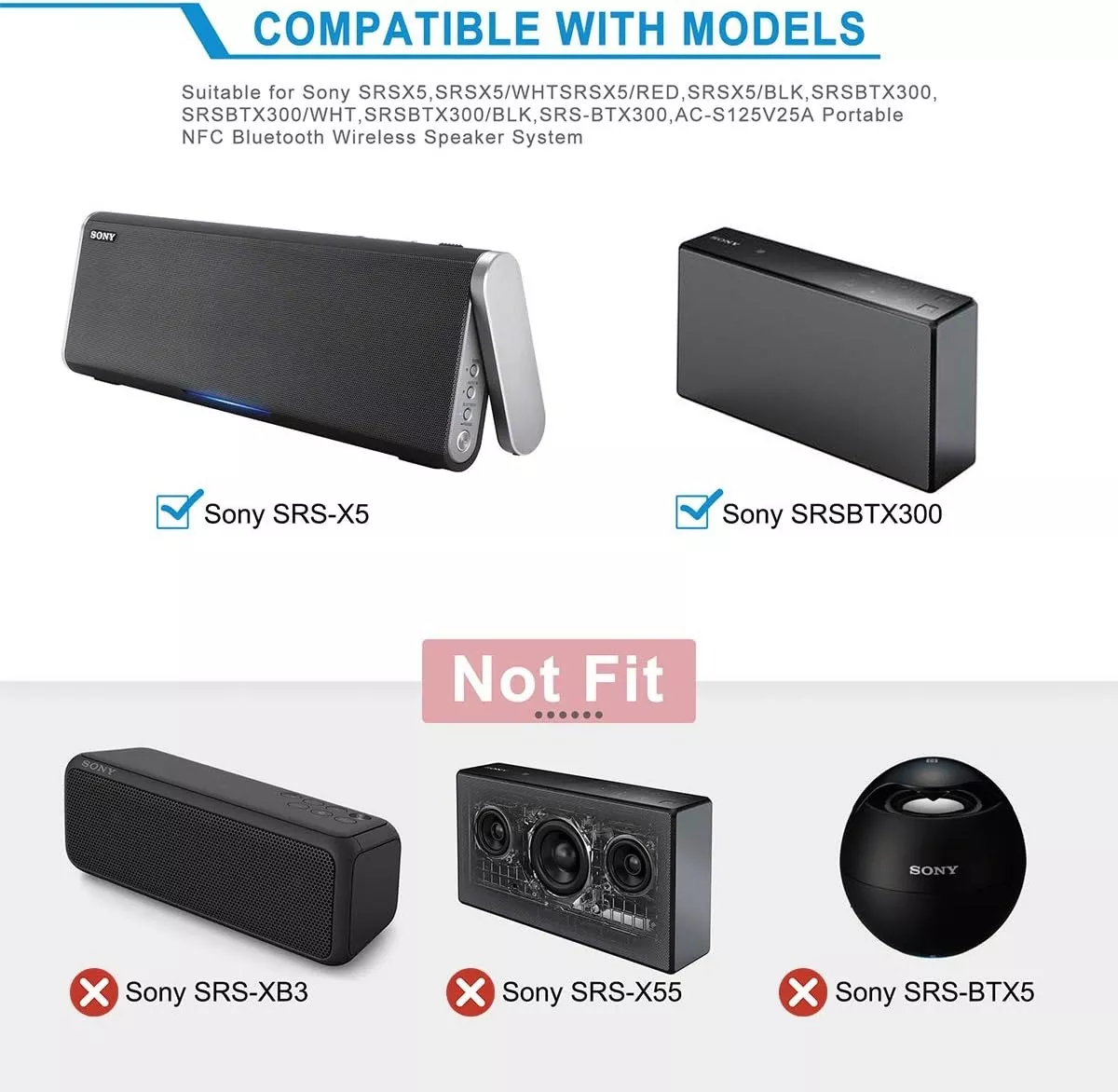 Chargeur 15V Pour Enceinte Sony SRS-X55 / SRS-BTX500 – Neuf, Compatible !