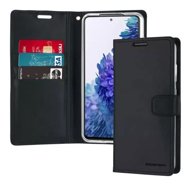 CARCASA SAMSUNG S21 FE GOOSPERY FLIP COVER TARJETERO + LÁMINA FUL - 1