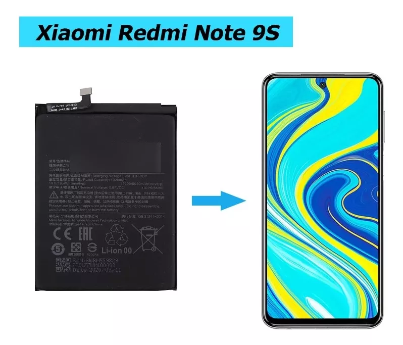 BATTERIA INTERNA ORIGINALE BN34 2910 mAh di ricambio per Xiaomi Redmi