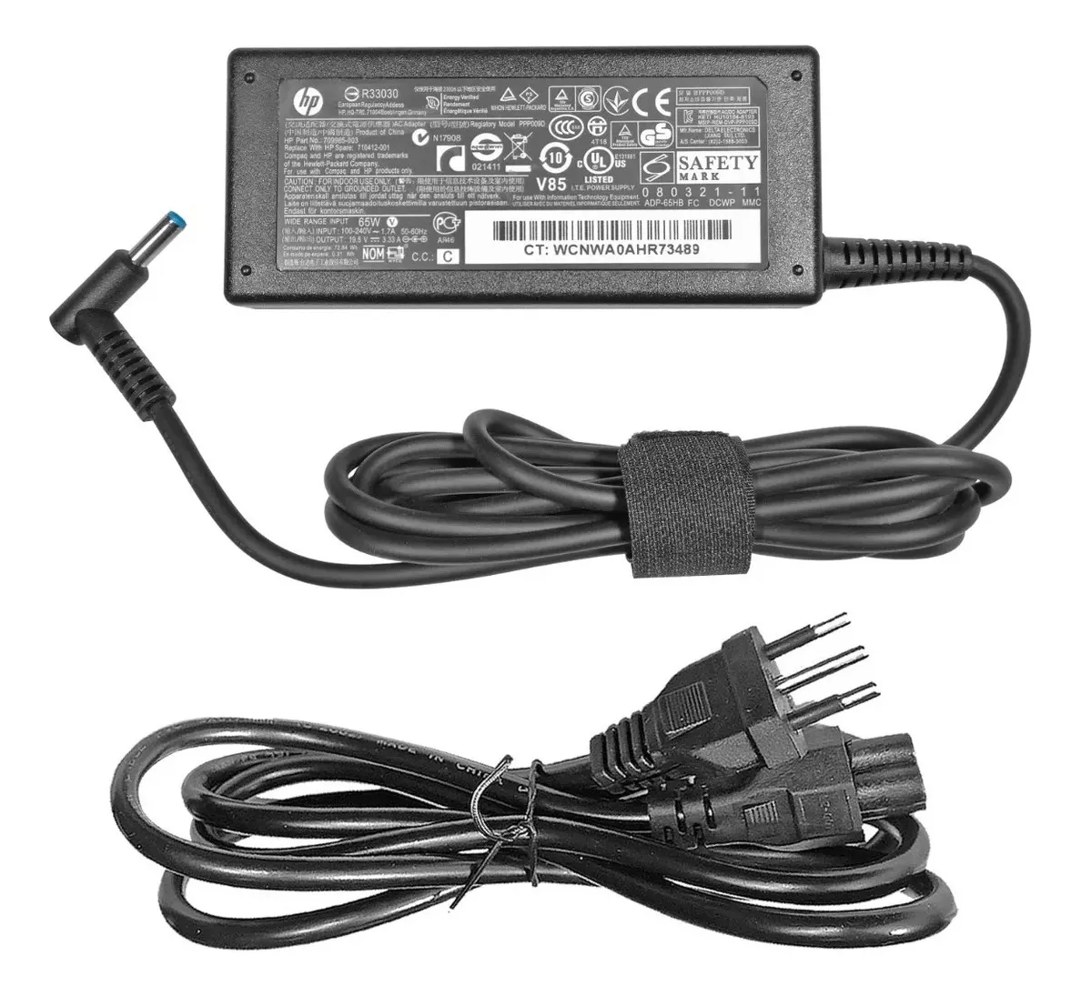CARGADOR ORIGINAL PARA 19.5V 3.33A 65W PUNTA AZUL - 1