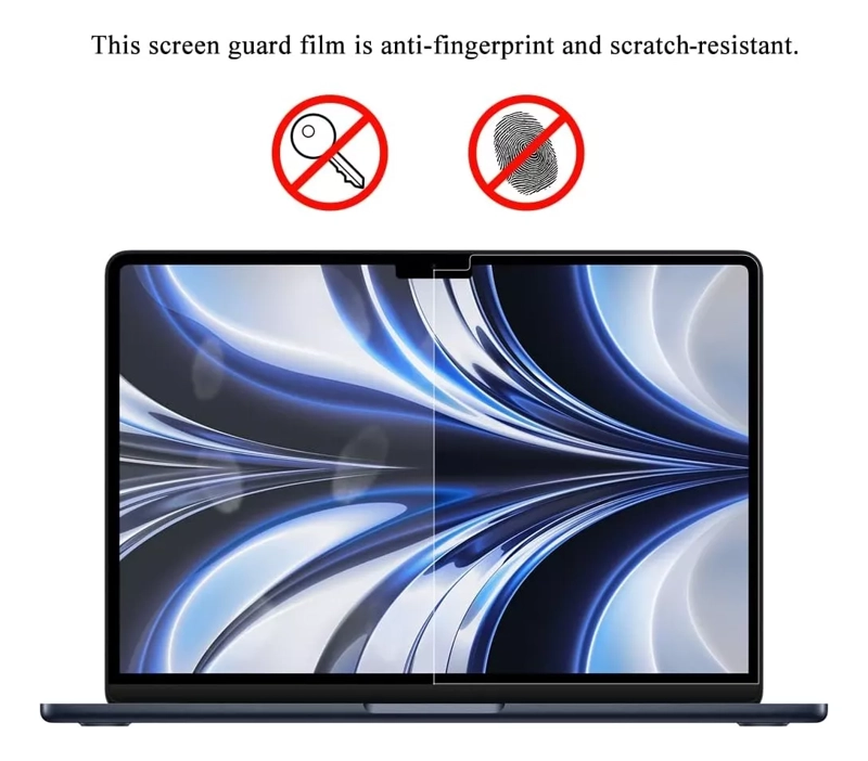 LÁMINA VIDRIO TEMPLADO PARA NEW MACBOOK AIR M2 13,6 A2681 - 4