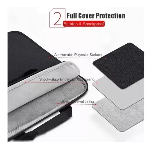 FUNDA BOLSO SLIM ACOLCHADO COLGANTE PARA IPAD PRO 12.9 - 5