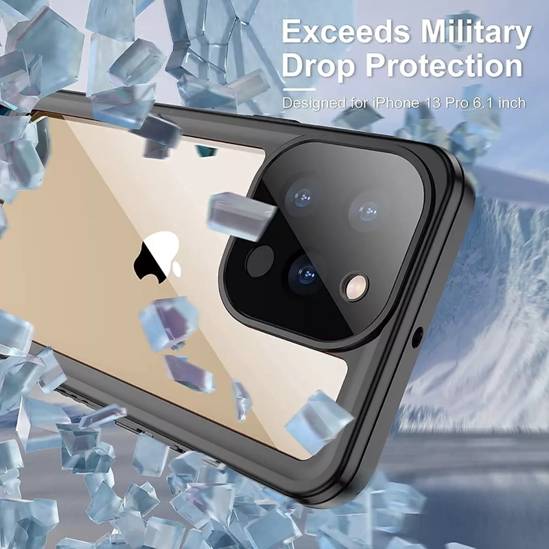 CARCASA IPHONE 13PRO 360 BLINDADA SUMERGIBLE WATERPROF - 3