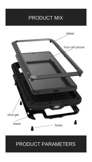 CARCASA SAMSUNG NOTE 20 LOVE MEI BLINDADA ANTIGOLPES MT - 2