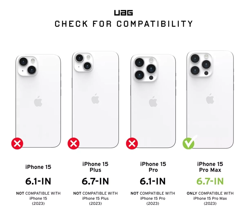 CARCASA IPHONE 15 PRO MAX UAG PREMIUM REFORZADA KEVLAR - 2