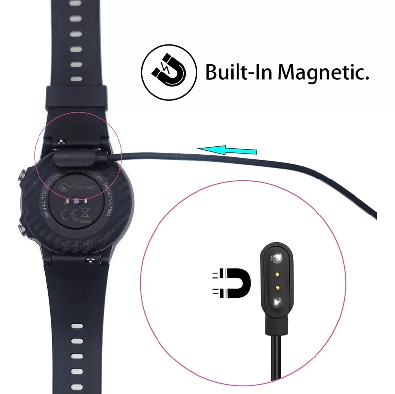 CARGADOR CABLE UNIVERSAL PARA SMARTWATCH 2 PINES 4MM NUEVO - 4