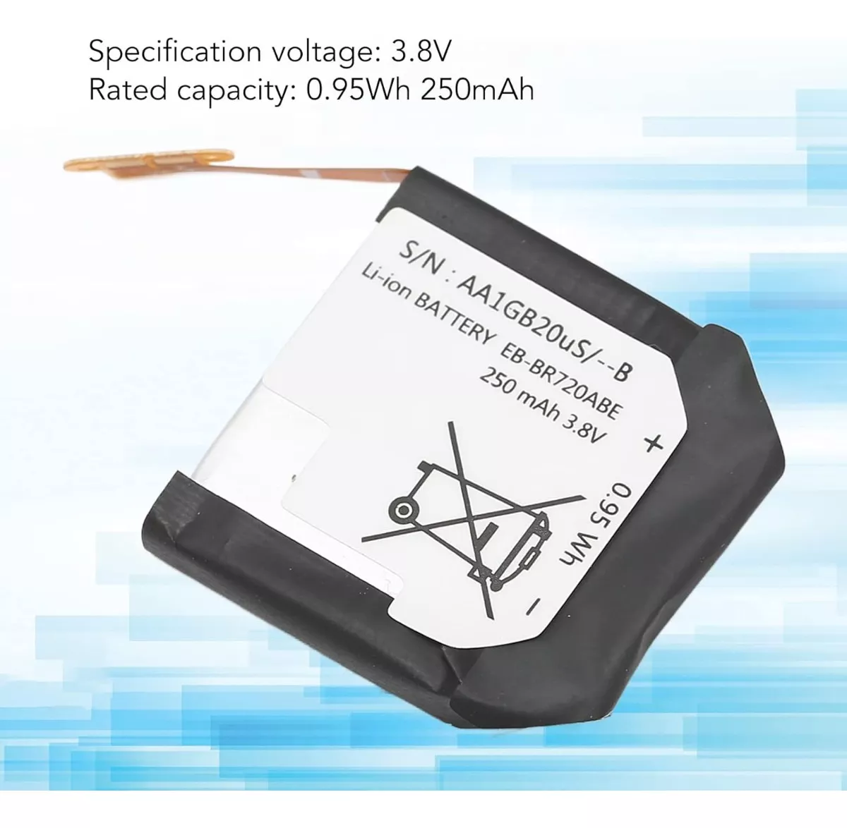 BATERIA PARA SAMSUNG WATCH S2 CLASSIC (SM-R720) NUEVA - 2