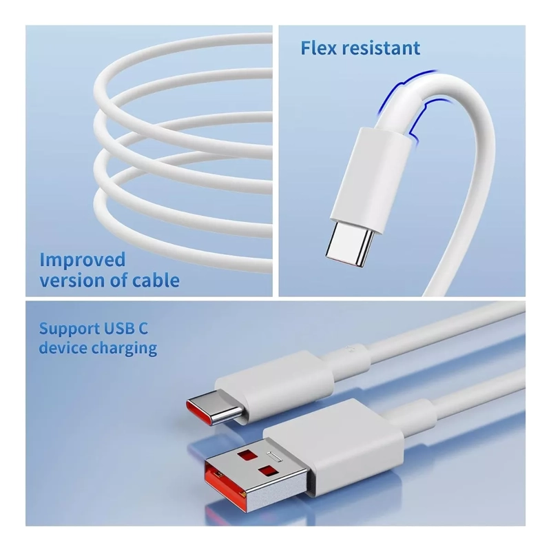 CARGADOR + CABLE TURBO (67W) PARA XIAOMI 13 12 12T 12S PRO - 4