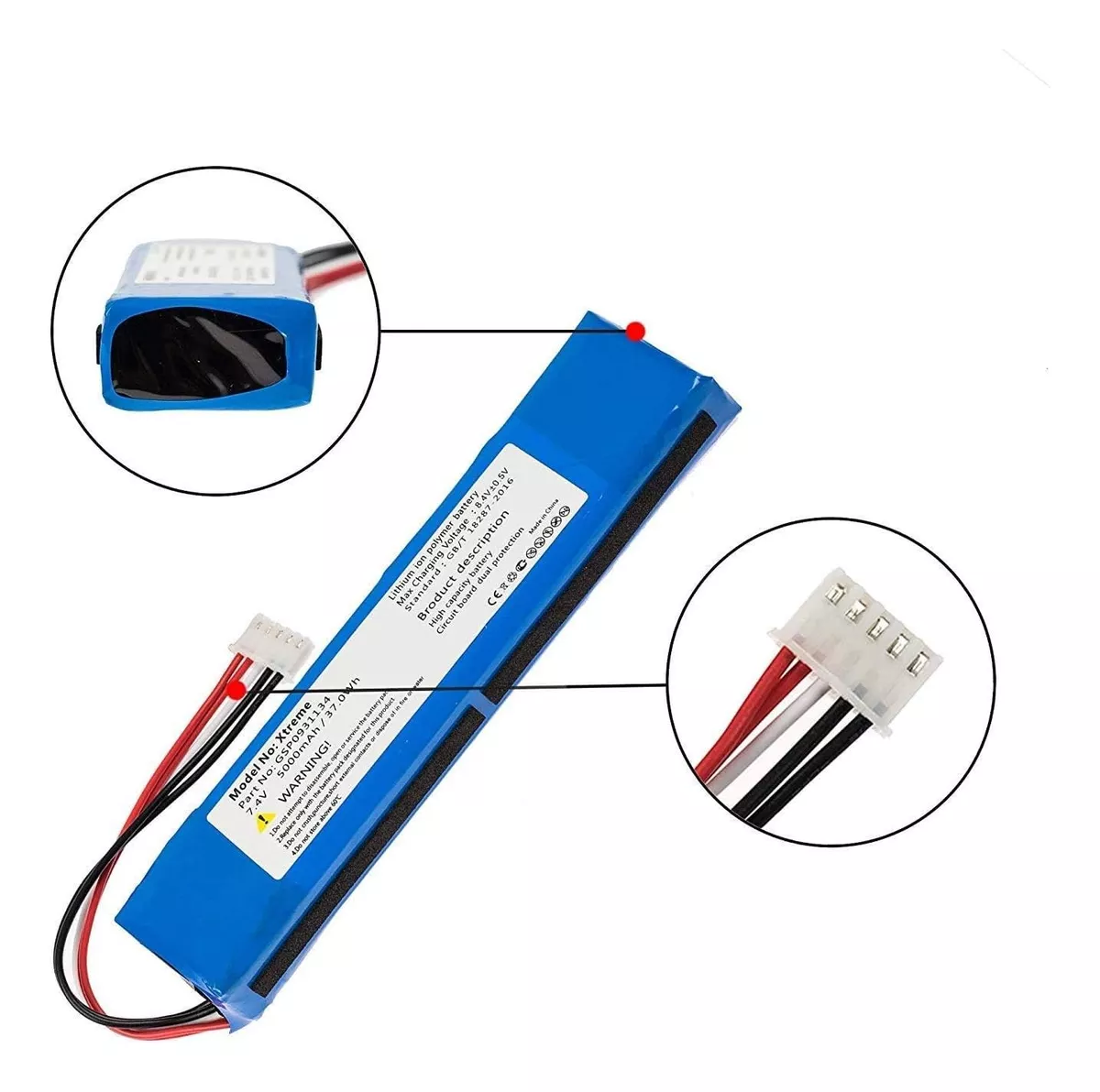 BATERIA REPUESTO NUEVA PARA PARLANTE JBL XTREME 1 GSP0931134 - 3