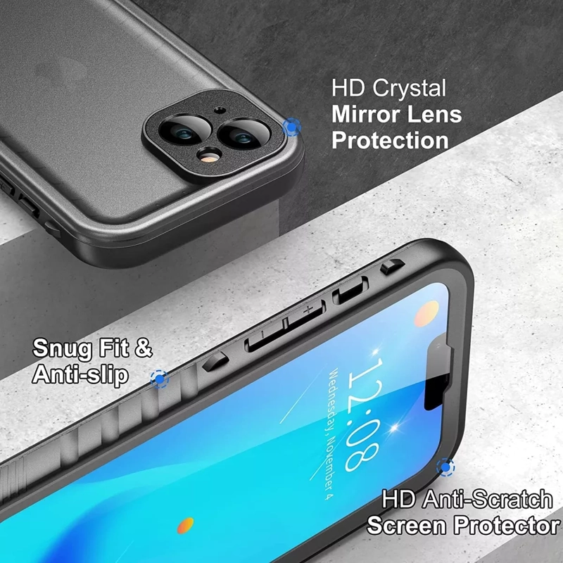 CARCASA IPHONE 14 PLUS 360 SUMERGIBLE WATERPROOF - 4
