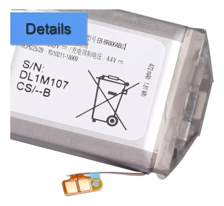 BATERIA (EB-BR800ABU) PARA SAMSUNG WATCH S4 46MM SM-R800 - 3