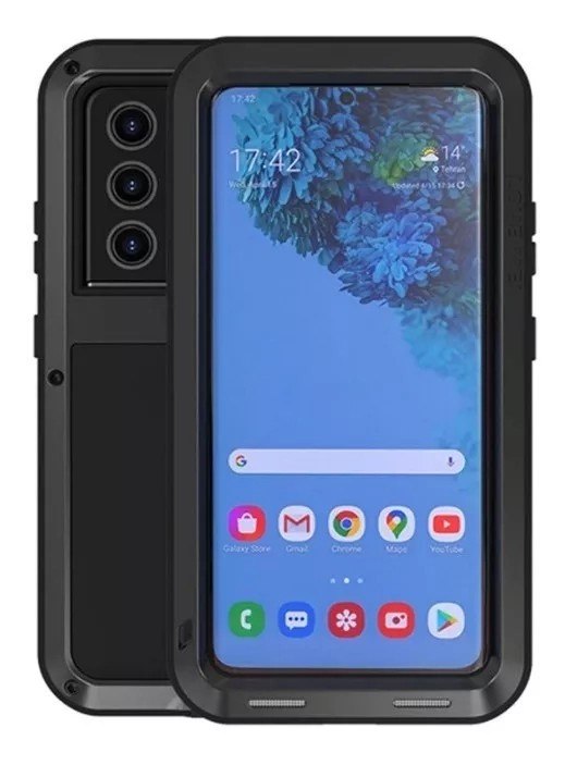 CARCASA SAMSUNG S21 FE LOVE MEI BLINDADA ARMADURA - 1