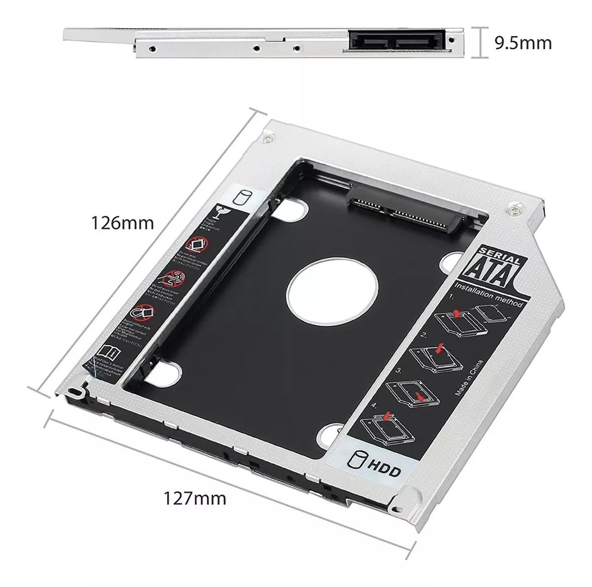 CADDY DISCO DURO HDD/SSD 2.5 SATA PARA MACBOOK PRO MID-2012 - 2