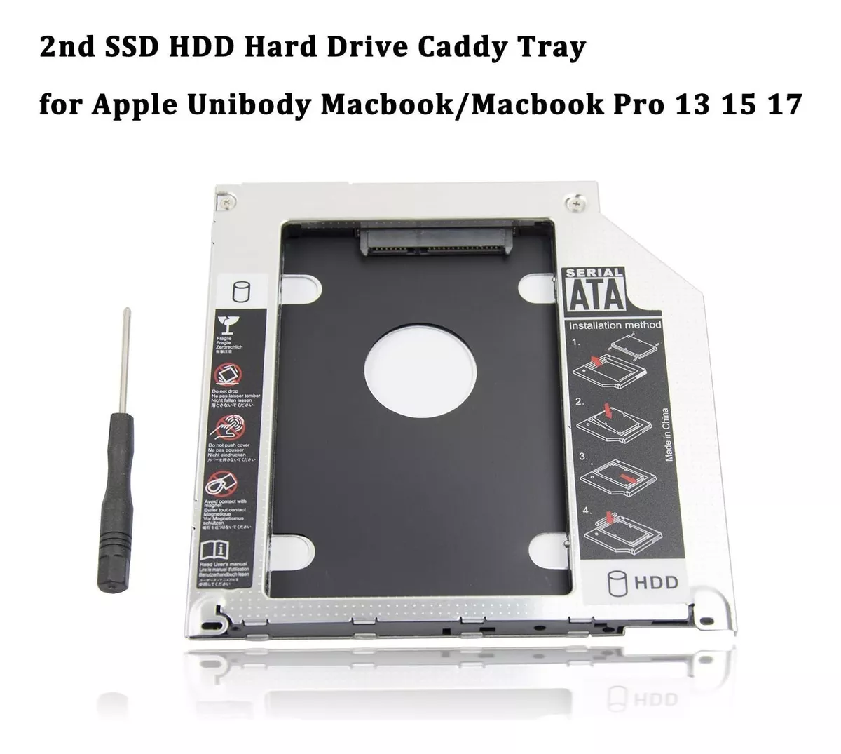 CADDY DISCO DURO HDD/SSD 2.5 SATA PARA MACBOOK PRO MID-2012 - 3