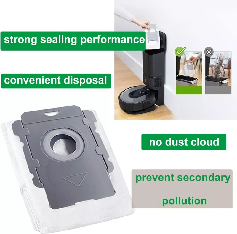 BOLSAS PARA ASPIRADORA ROBOT ROOMBA IROBOT I7 I7+ S9 SERIE - 4