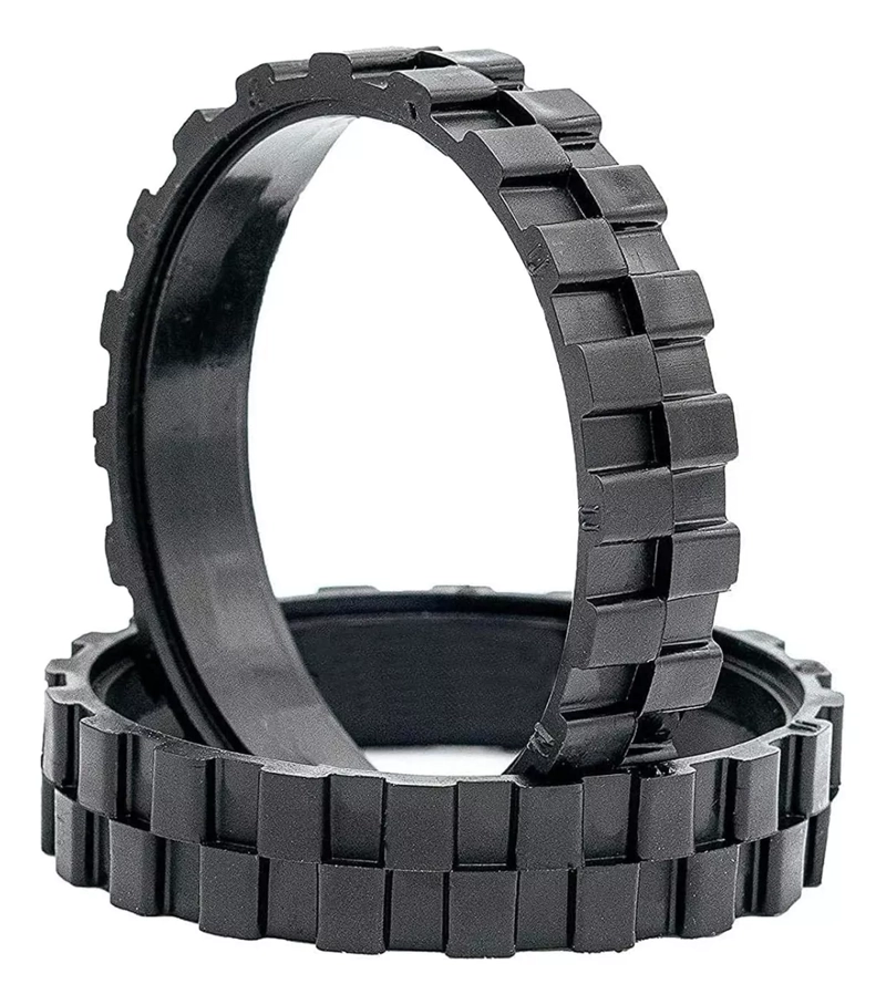 GENÉRICO REPUESTO GOMA RUEDA IROBOT SERIE 500 A 900 E5 E6 I7 S9 NEGRO