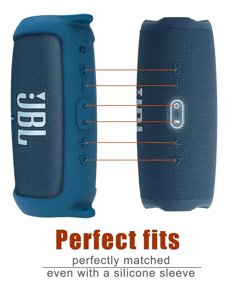 FUNDA SILICONA ANTIGOLPES+ CORREA PARA PARLANTE JBL CHARGE 5 - 2