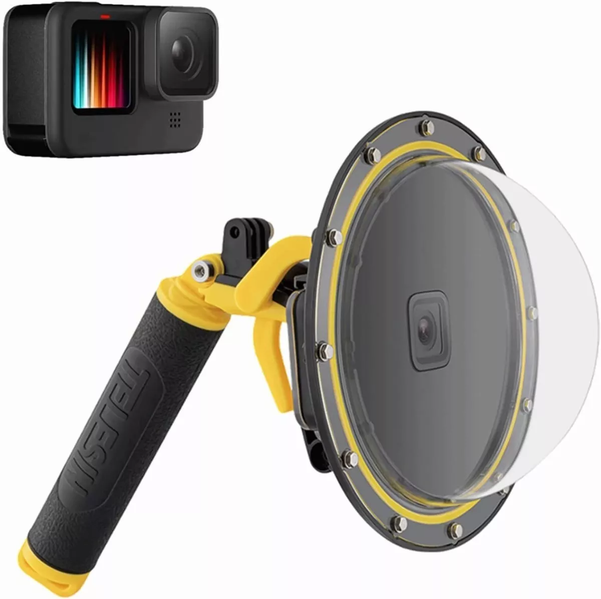 DOMO TELESIN CARCASA DE BUCEO COMPATIBLE CON GO PRO 9/10/11 - 1
