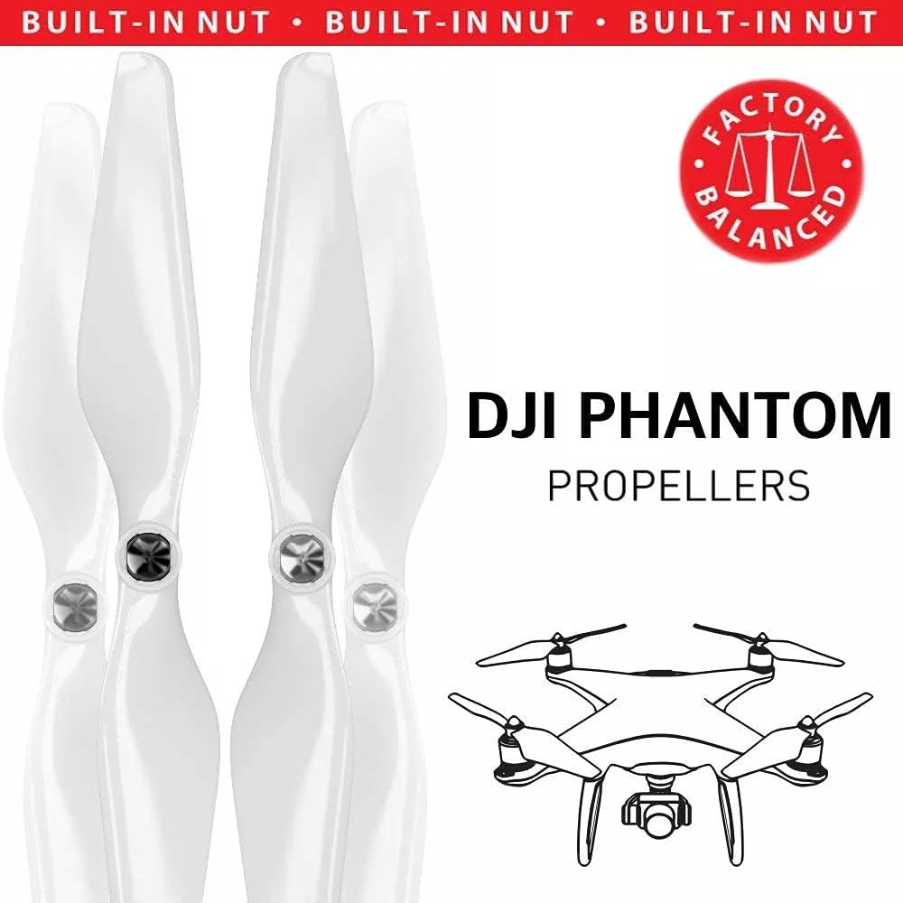 HELICES REPUESTO PARA DRONE DJI PHANTOM 2 Y 3 AUTOAPRETABLES - 2