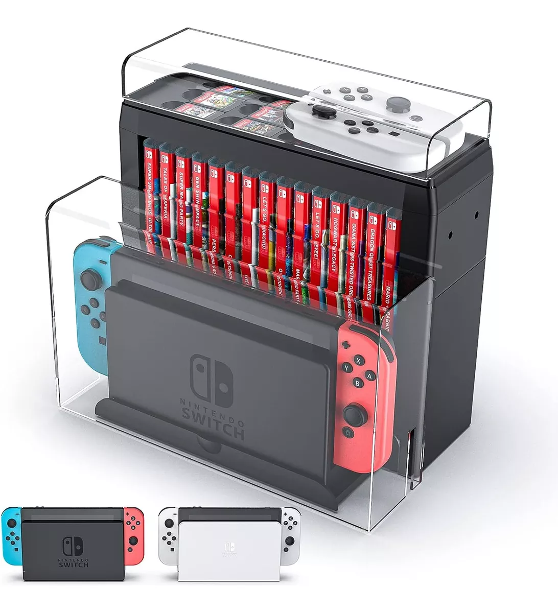 DOBE SOPORTE STAND MULTIFUNCIONAL ORGANIZADOR JUEGOS N. SWITCH