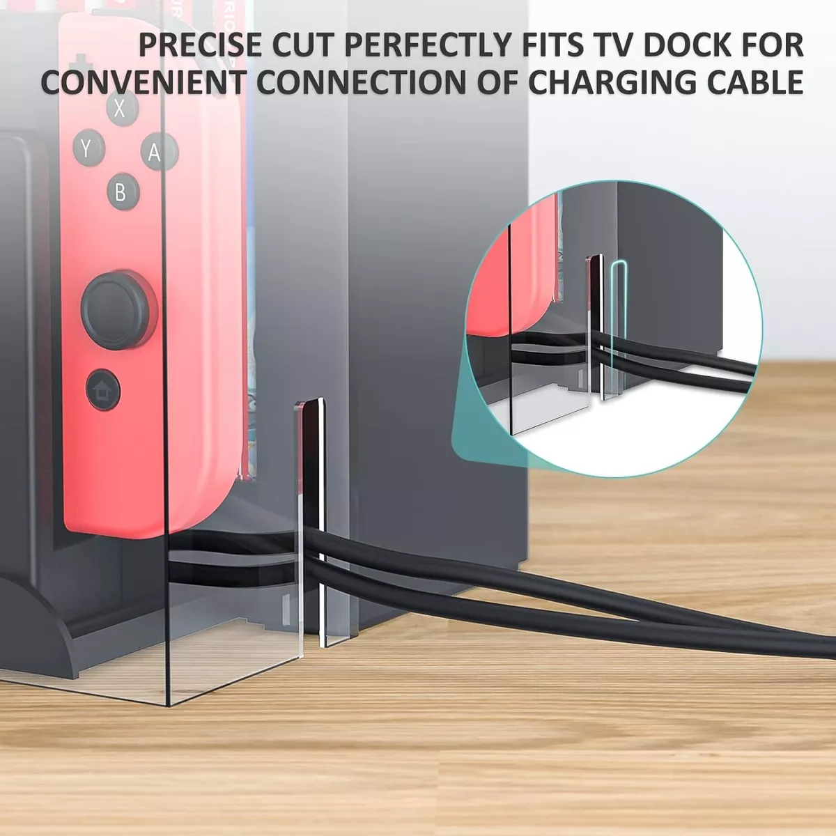 SOPORTE STAND MULTIFUNCIONAL ORGANIZADOR JUEGOS N. SWITCH - 3