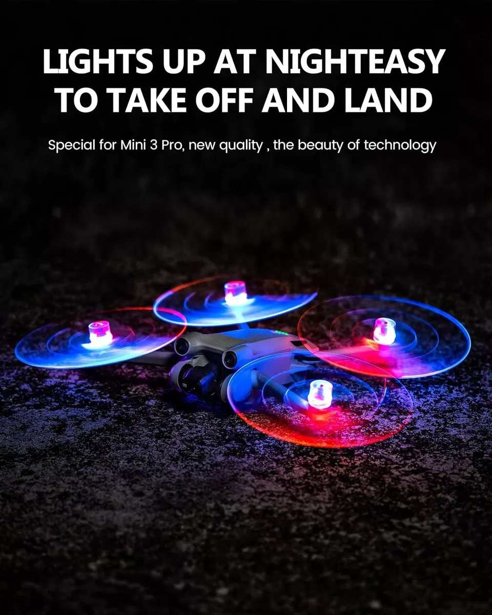 HELICES LED BAJO RUIDO PARA DJI MAVIC MINI 3 PRO/ MINI 4 PRO - 2