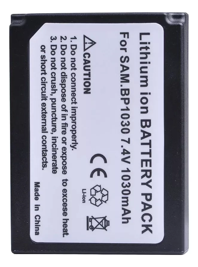 BATERIA CAMARA BP 1030 PARA SAMSUNG NX-1000, NX-300, NX-210 - 2