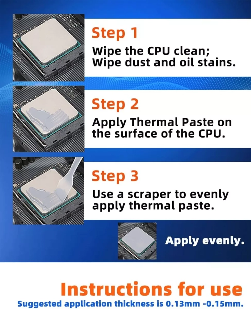 PASTA TÉRMICA HY510 DISIPADORA CALOR GRIS (30GRS) CPU GPU - 5