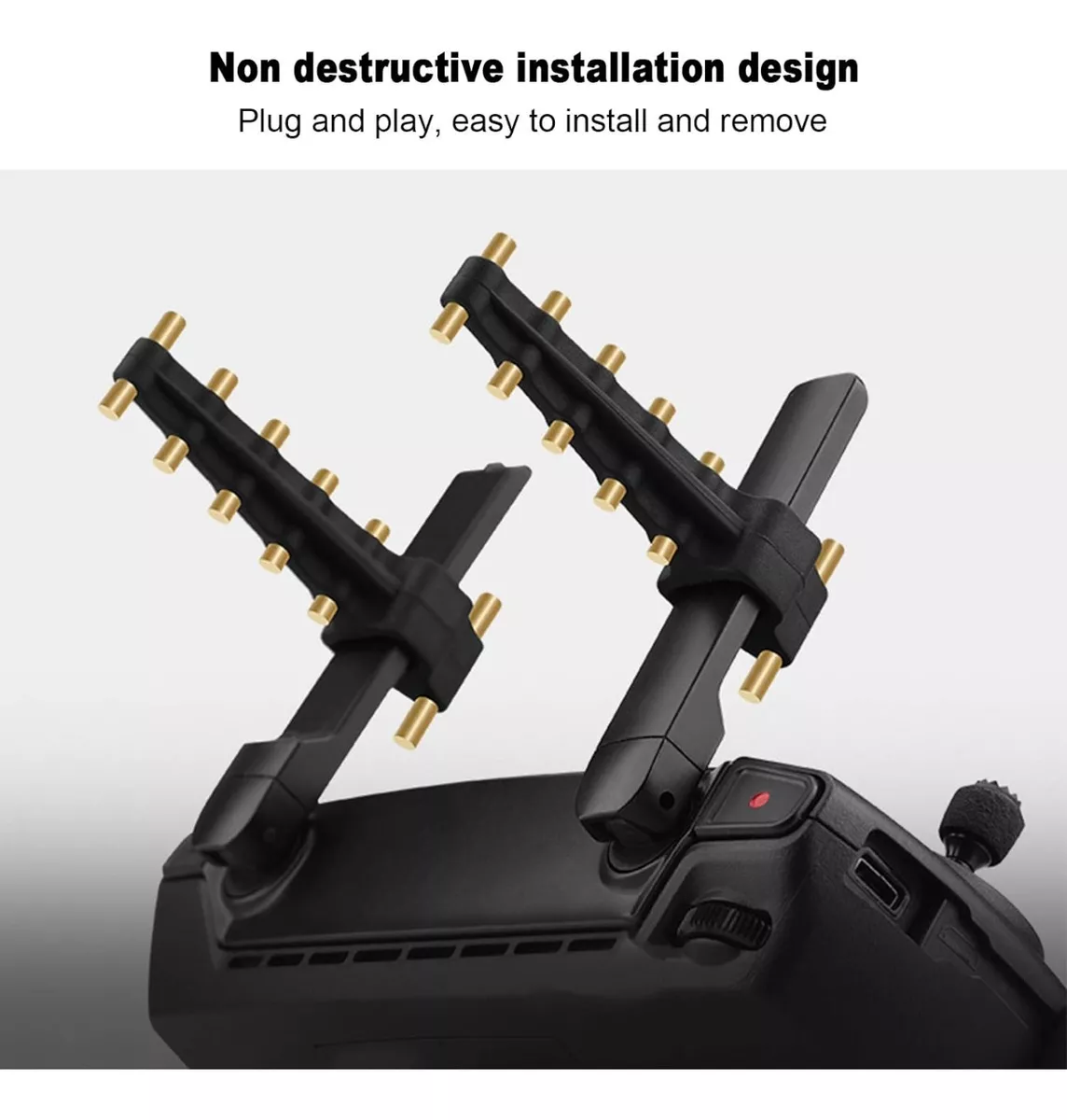 ANTENAS SEÑAL YAGI DRONE MAVIC AIR, MINI, SPARK MAVIC PRO. - 2