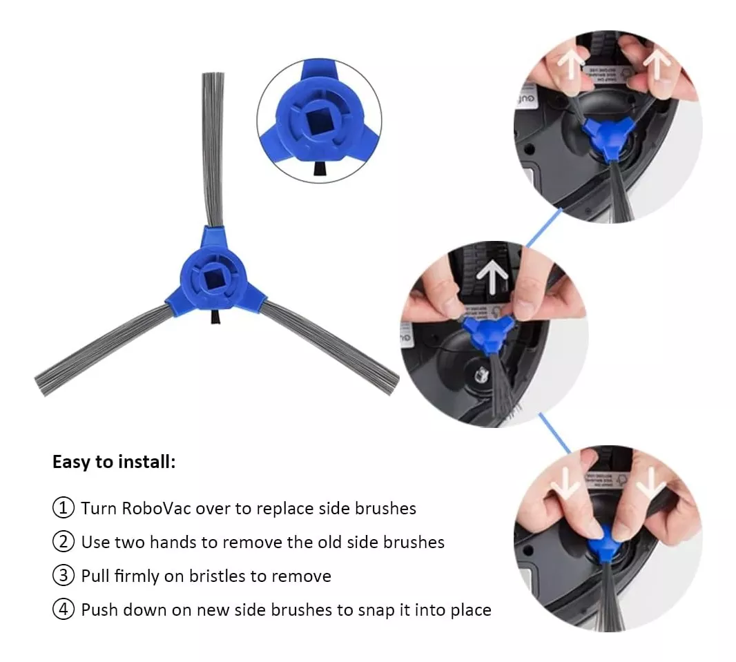 KIT SET REPUESTOS ASPI PARA EUFY ROBOVAC 11S 15C 15T 30C 35C - 5