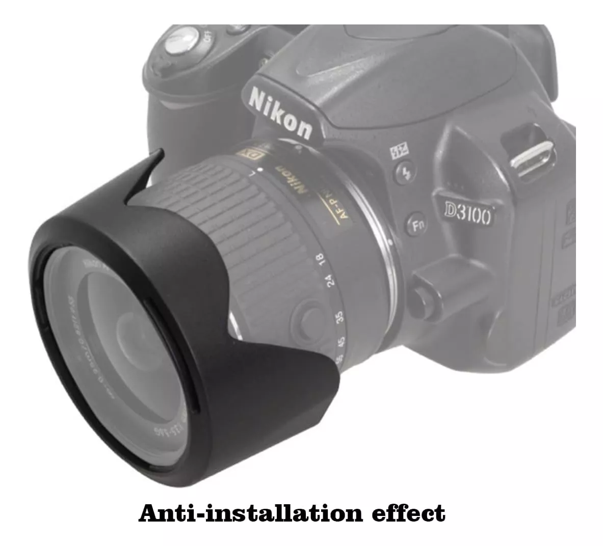 PARASOL HB-N106 PARA LENTES NIKON 18/55 VR 55MM FIRME - 2