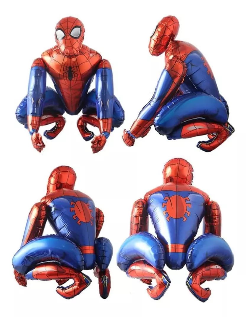 GLOBO METALIZADO 3D GRANDE SPIDERMAN 54X60 CMS NUEVO - 4