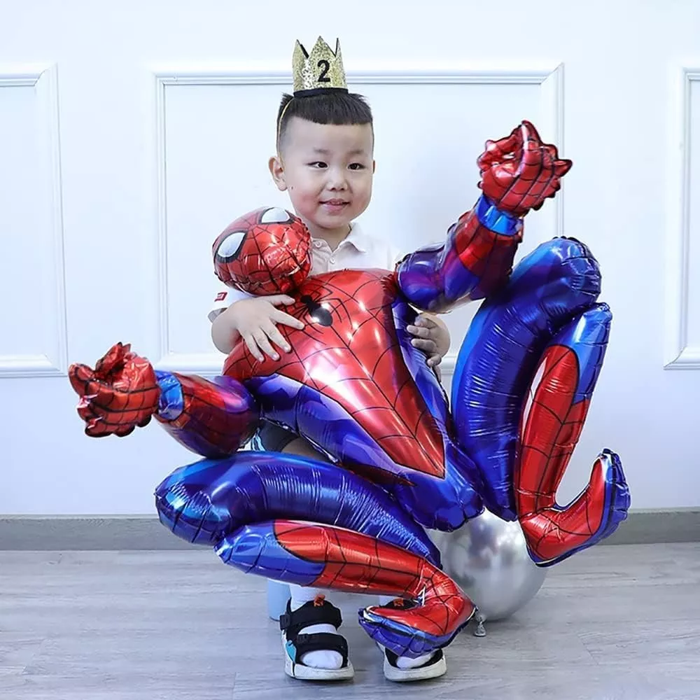 GLOBO METALIZADO 3D GRANDE SPIDERMAN 54X60 CMS NUEVO - 5