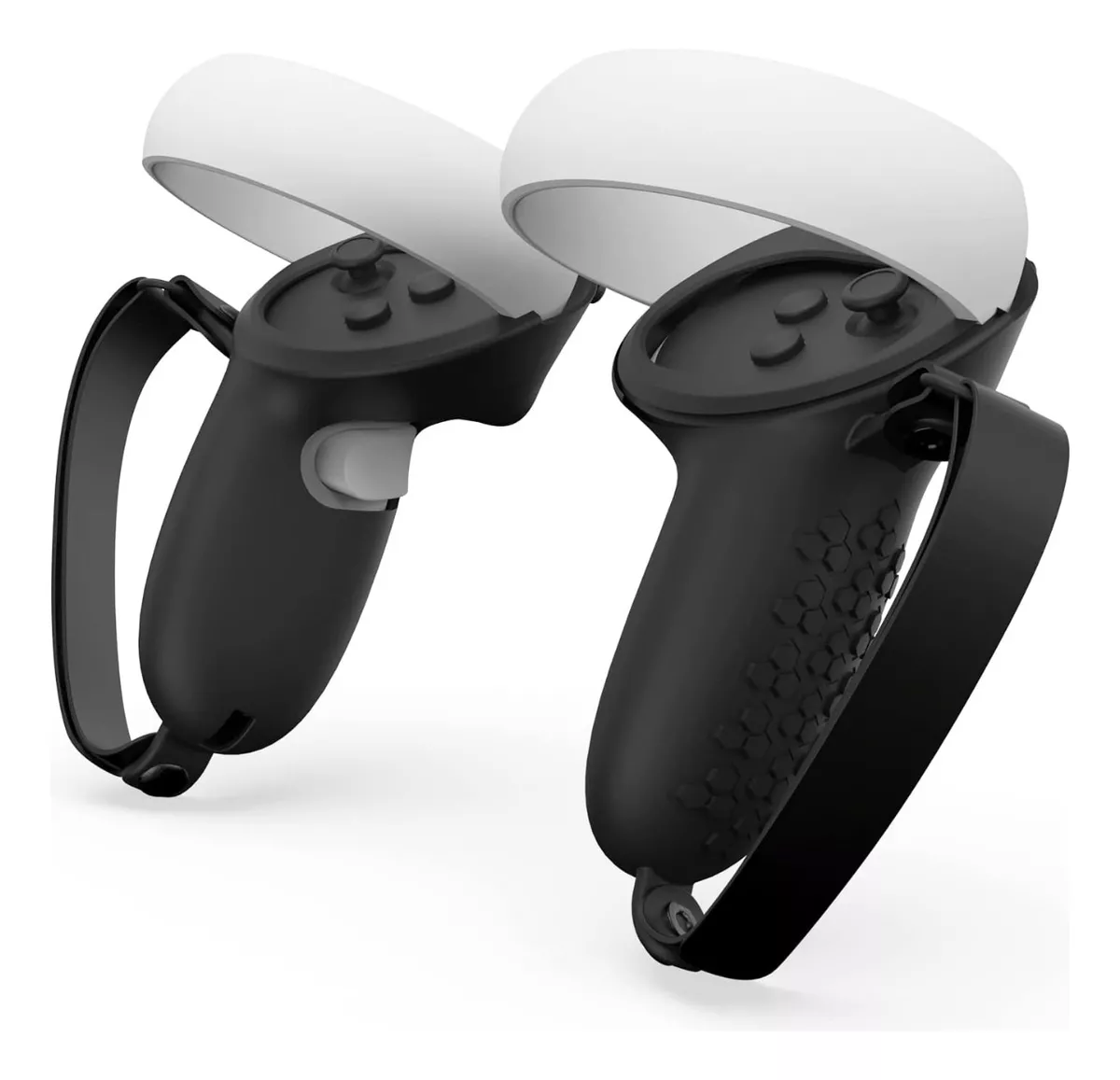 COVER GRIPS PARA MANDOS OCULUS QUEST 2 + CORREA AJUSTABLES - 1