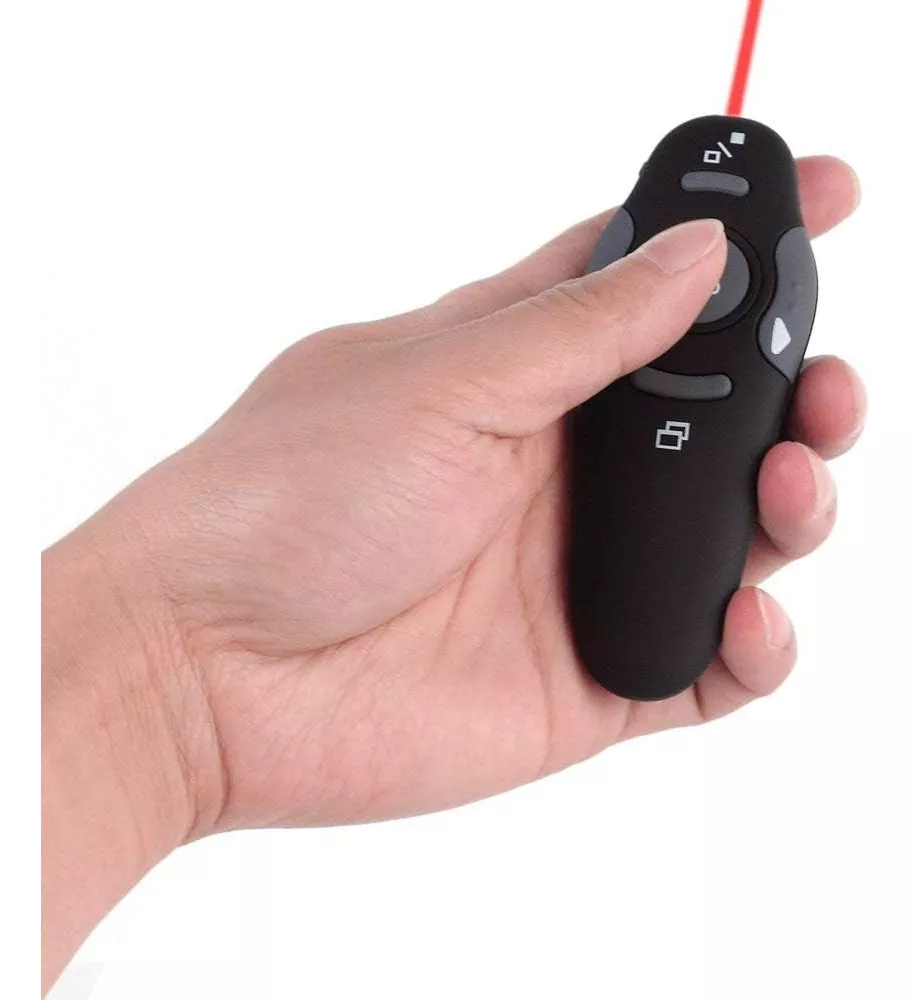 PUNTERO LASER PRESENTADOR POWER POINT ERGONOMICO USB/ PC/MAC - 2