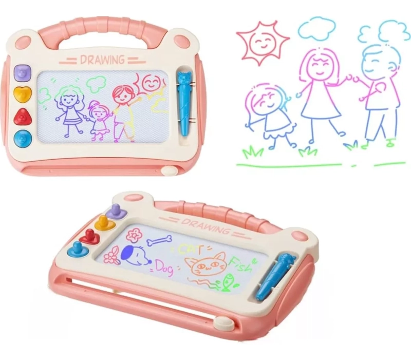 TABLERO JUEGO PIZARRA MAGNETICA PARA NIÑOS+ ACCESORIOS FIRME - 1