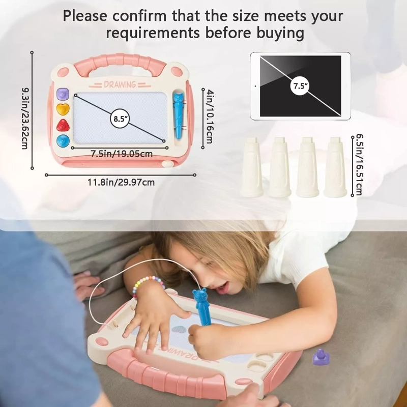 TABLERO JUEGO PIZARRA MAGNETICA PARA NIÑOS+ ACCESORIOS FIRME - 2