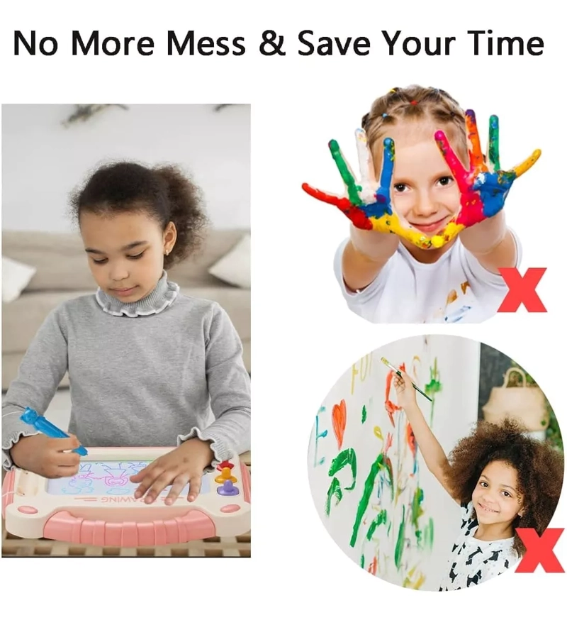 TABLERO JUEGO PIZARRA MAGNETICA PARA NIÑOS+ ACCESORIOS FIRME - 3