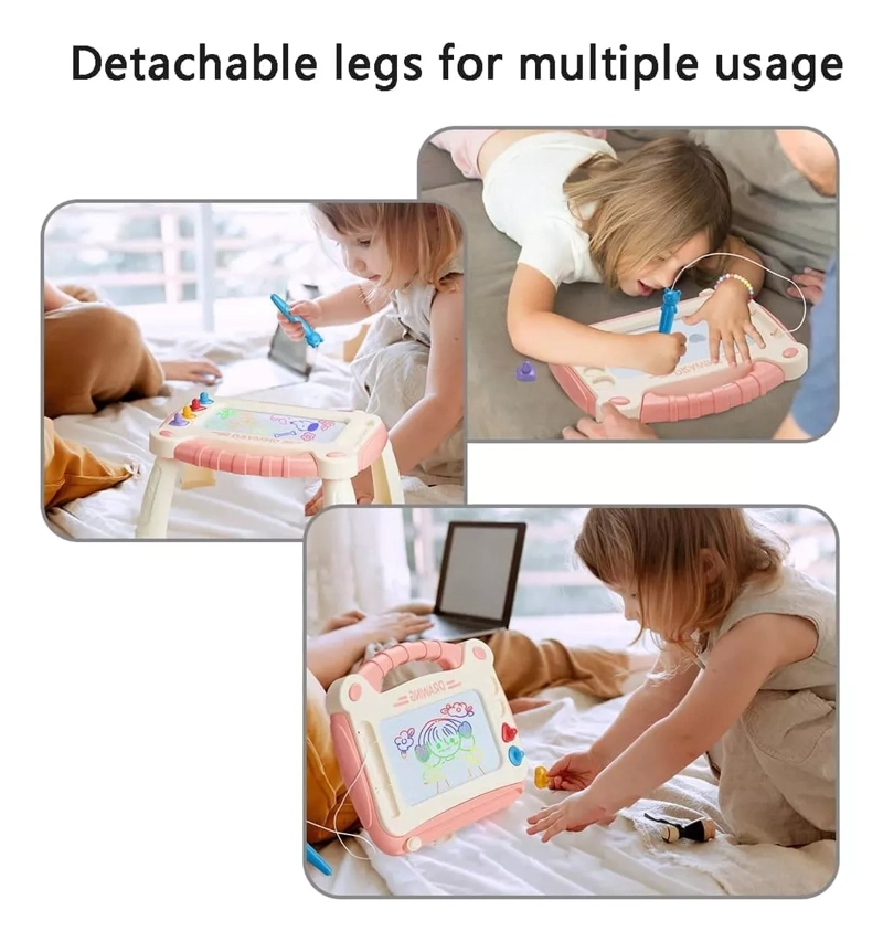 TABLERO JUEGO PIZARRA MAGNETICA PARA NIÑOS+ ACCESORIOS FIRME - 4