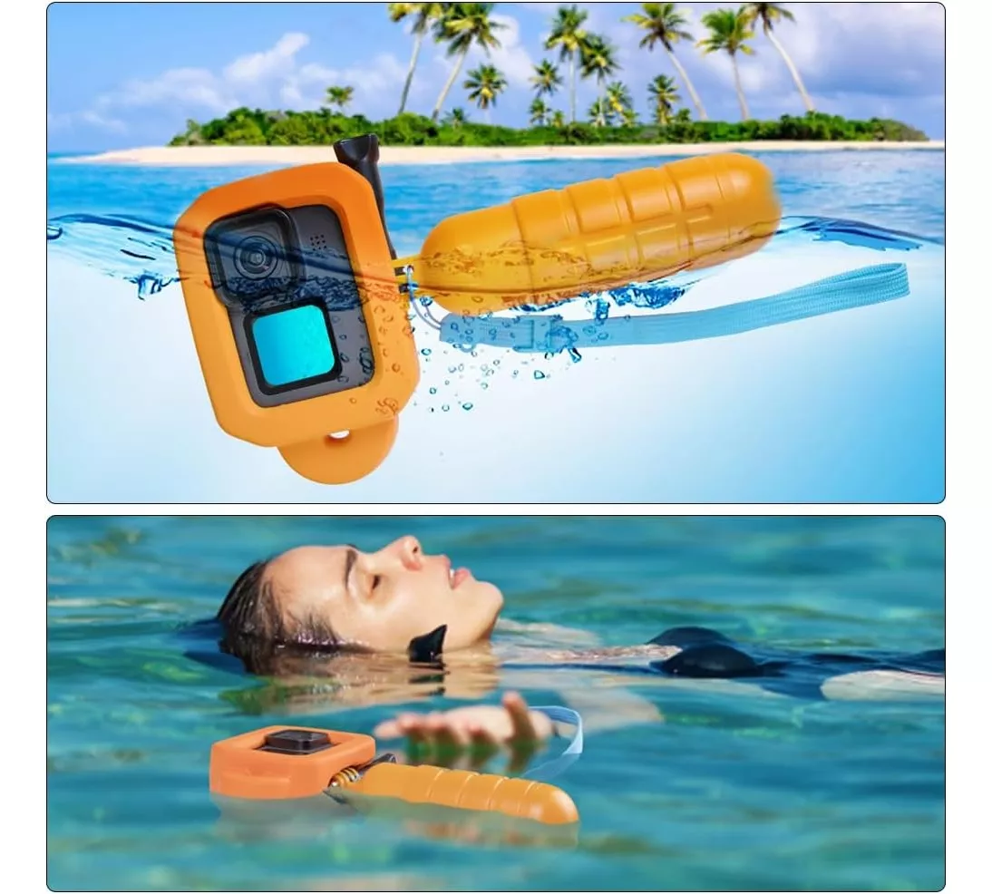 FLOTADOR FLOATY PARA CAMARA GOPRO HERO 12/11/10/9 FIRME - 3